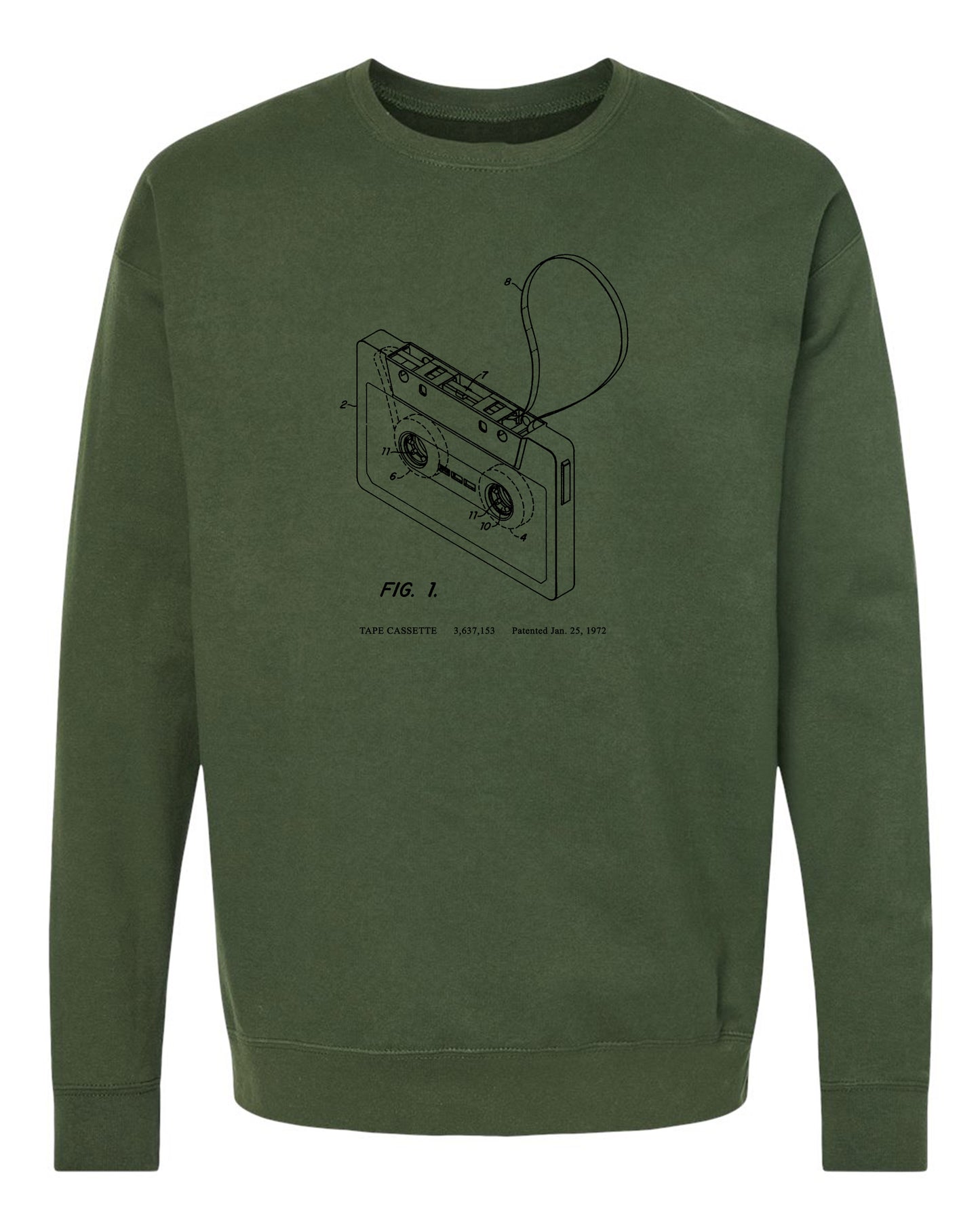 Sweatshirt - Cassette - Army